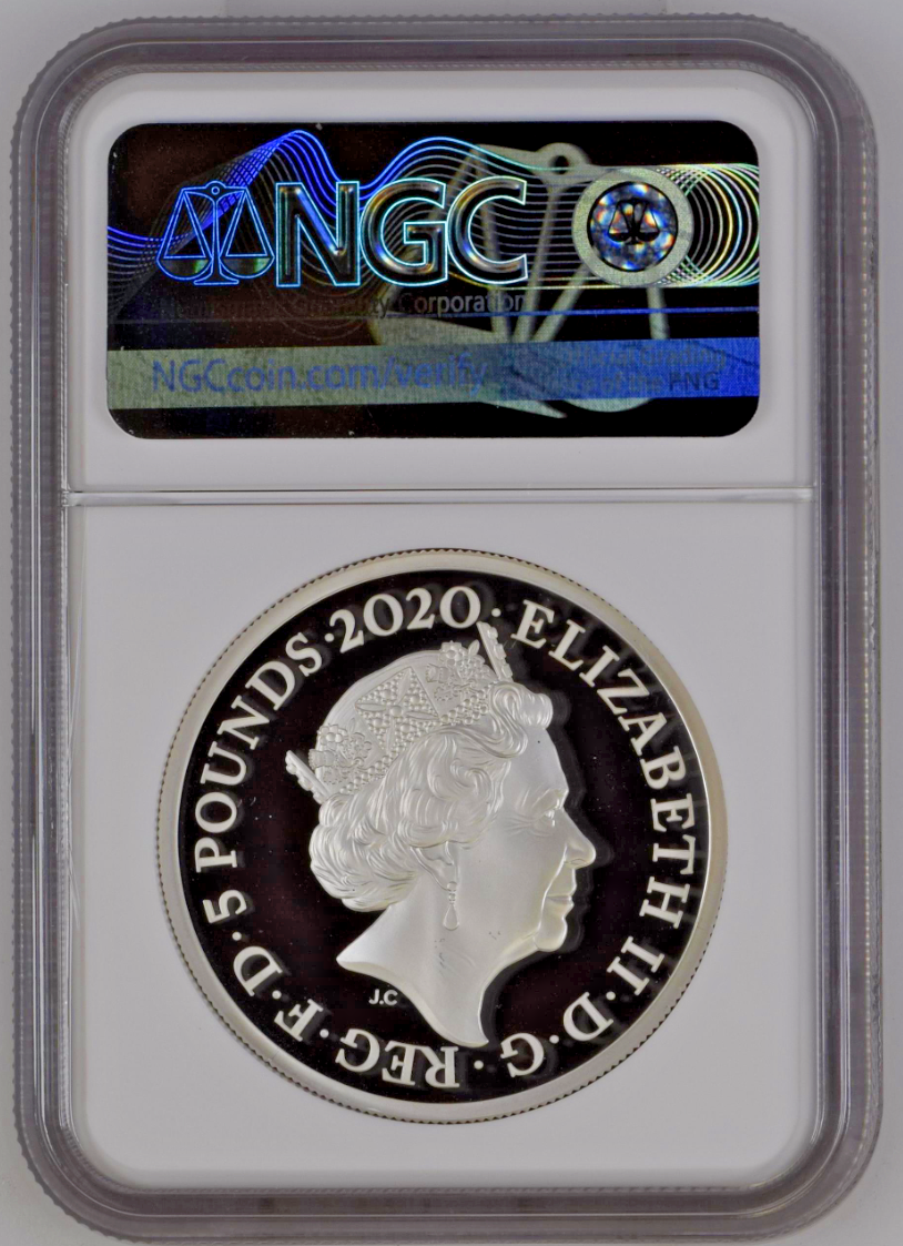 2020 G.Britain Shaken Not Stirred James Bond 2 oz Silver Proof NGC PF69 UC