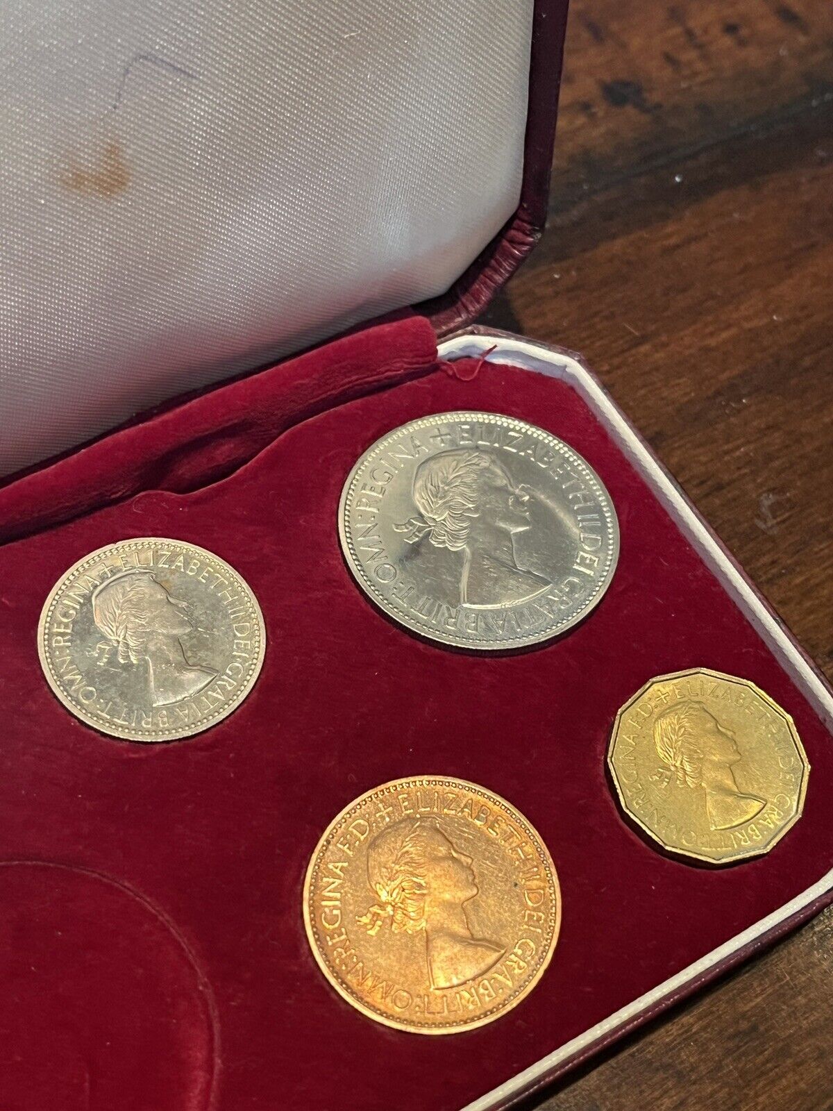 Rare Cameo! 1953 Great Britain Proof Crown Set - Coronation Crown NGC PF64 Cameo