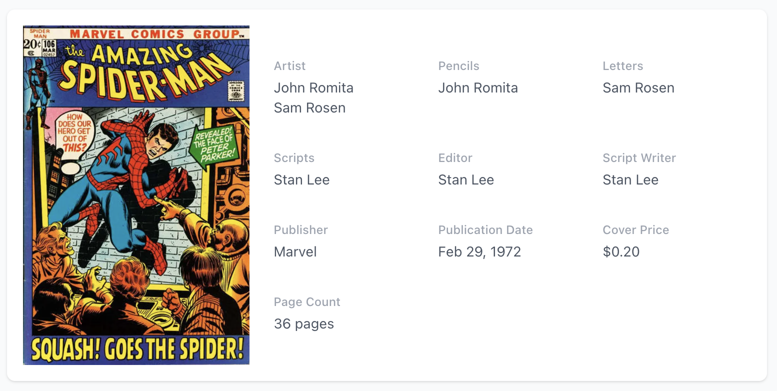 Rare White Pages! Amazing Spider-Man #106 CGC 9.2