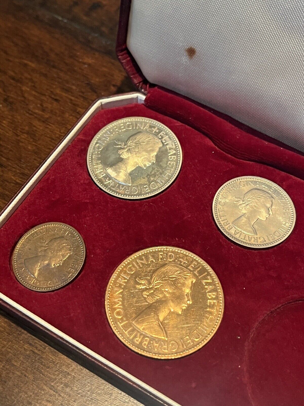 Rare Cameo! 1953 Great Britain Proof Crown Set - Coronation Crown NGC PF64 Cameo