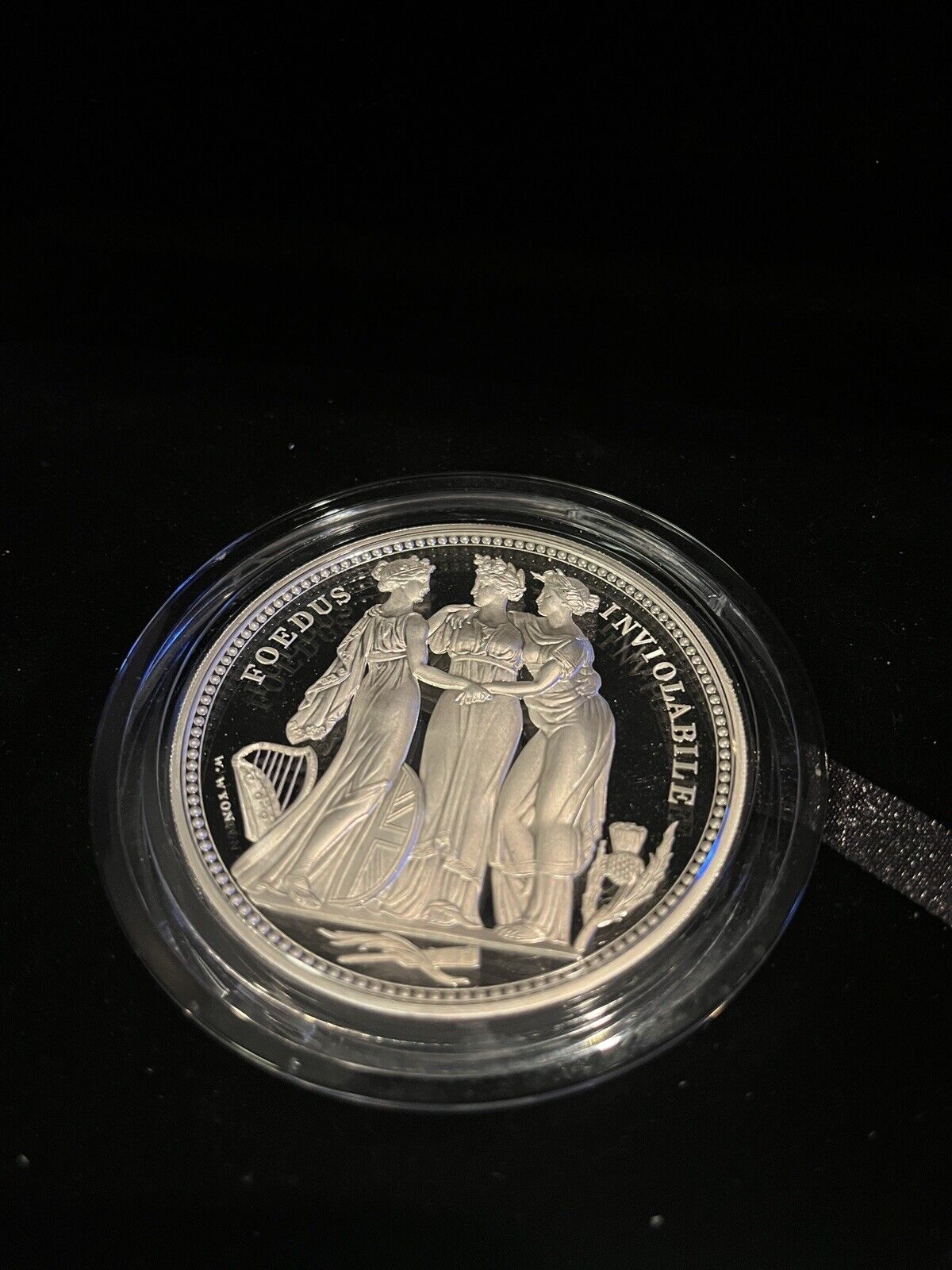 Three Graces 2020 UK 10 oz Silver Proof Coin Royal Mint COA & Case