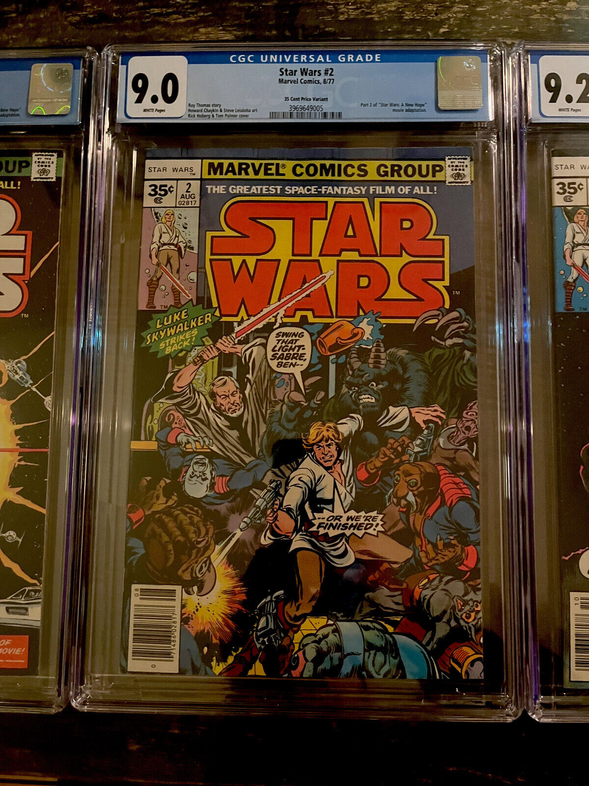 Rare 35 Cent Variant Set!!! Star Wars #1 (8.5), #2 (9.0), #4 (6.5) (9.2)
