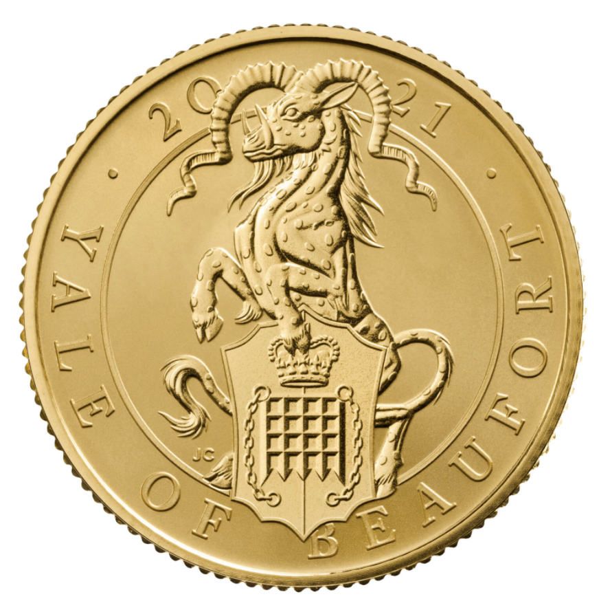 In Stock The Queen’s Beasts 2021 UK Quarter-Ounce Gold Proof Ten-Coin Set & COA