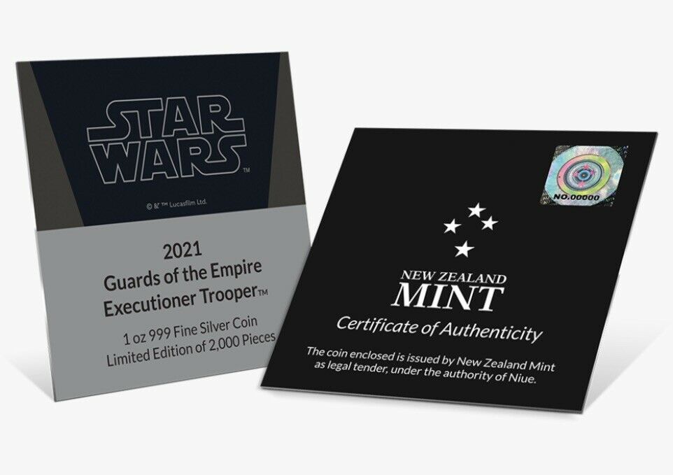 Star Wars: Guards of the Empire - Executioner Trooper 1oz Silver Coin