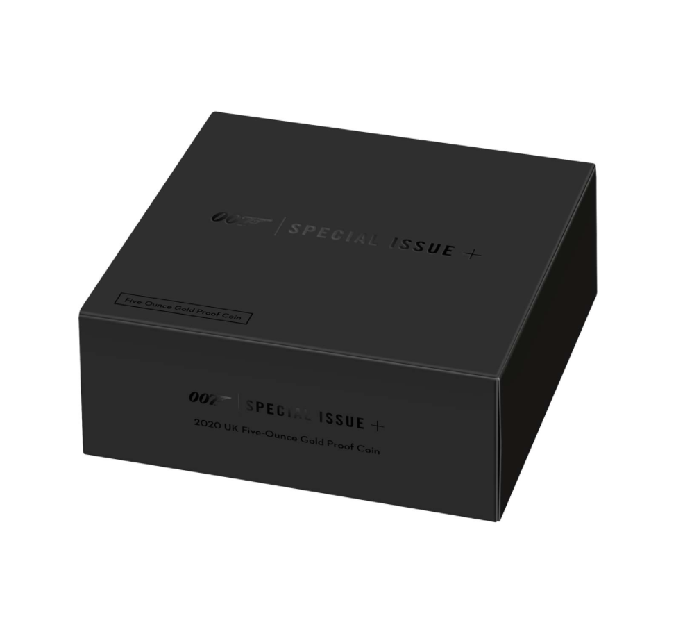 2020 5oz Gold Proof James Bond 007 Coin - No Time to Die Special Release of 58!