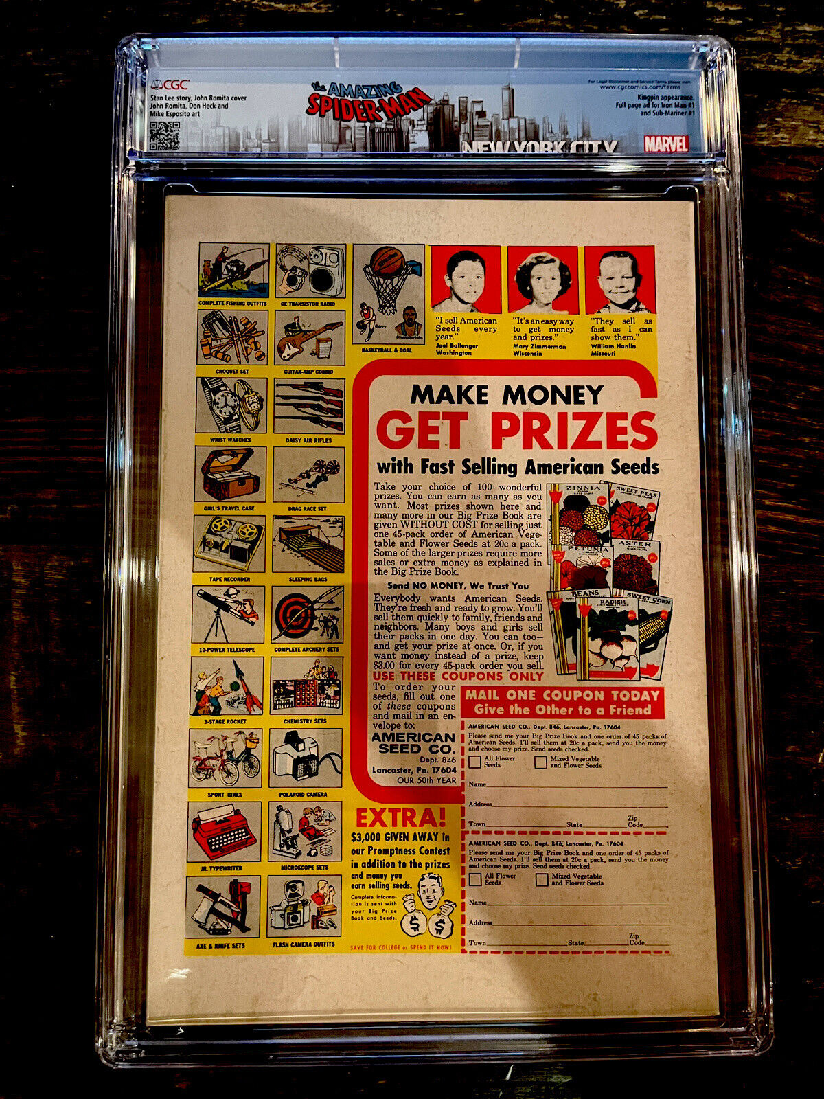 Rare White Pages! Amazing Spider-Man #60 CGC 9.0 - Kingpin