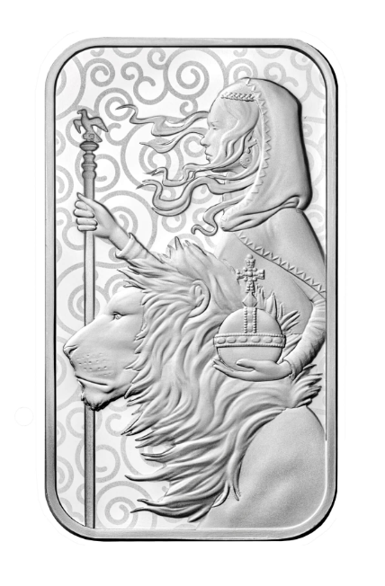 Una & the Lion 1 oz Silver Bar .9999 Fine Silver Bar Bullion - Plastic Capsule