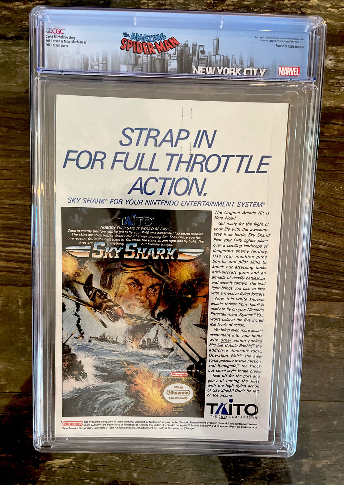 Custom Spider-Man Label - Amazing Spider-Man #330 CGC 9.4 - Punisher Appearance