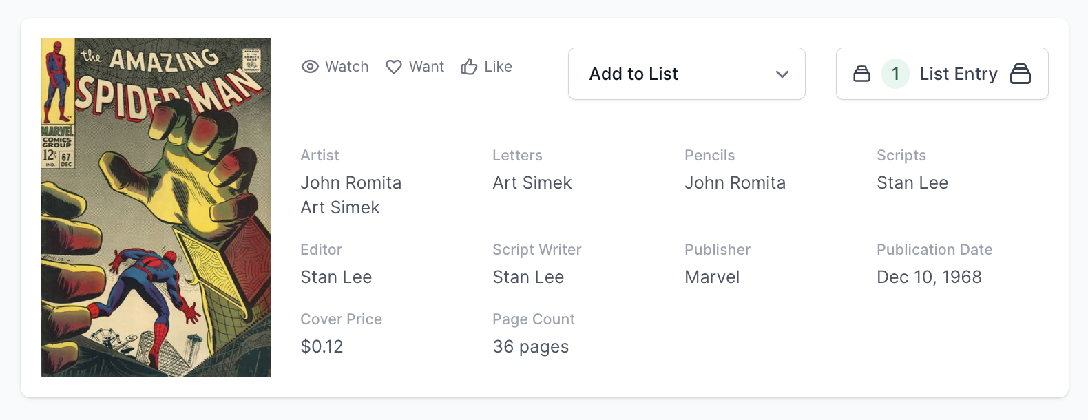 Amazing Spider-Man #67 CGC 5.5 - Mysterio