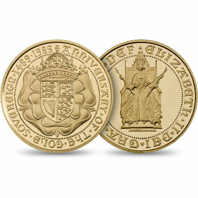 500th Anniversary 1489-1989 Gold Proof Sovereign Three Coin Set