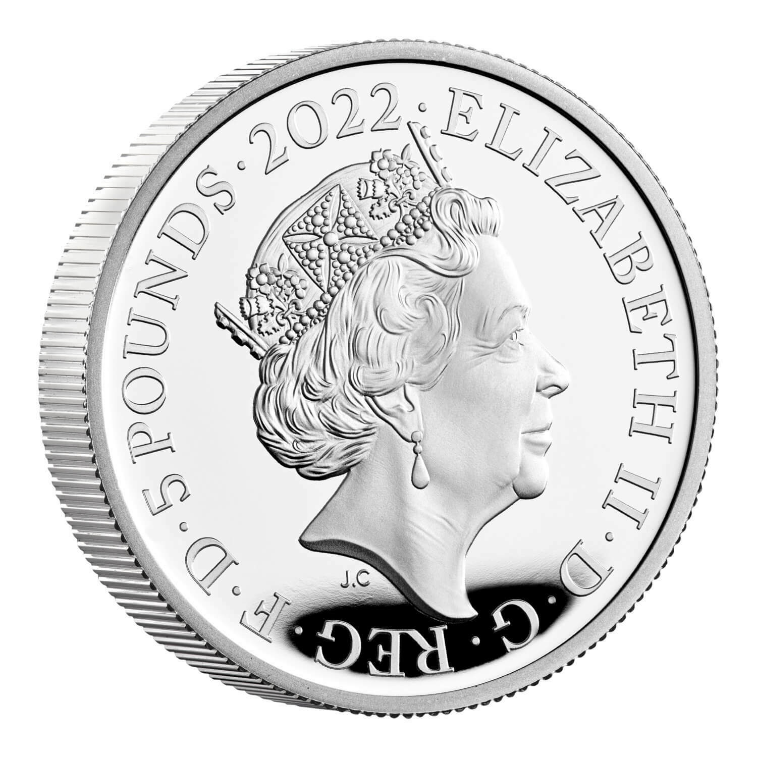 British Monarchs King James I 2022 UK 2oz Silver Proof Coin