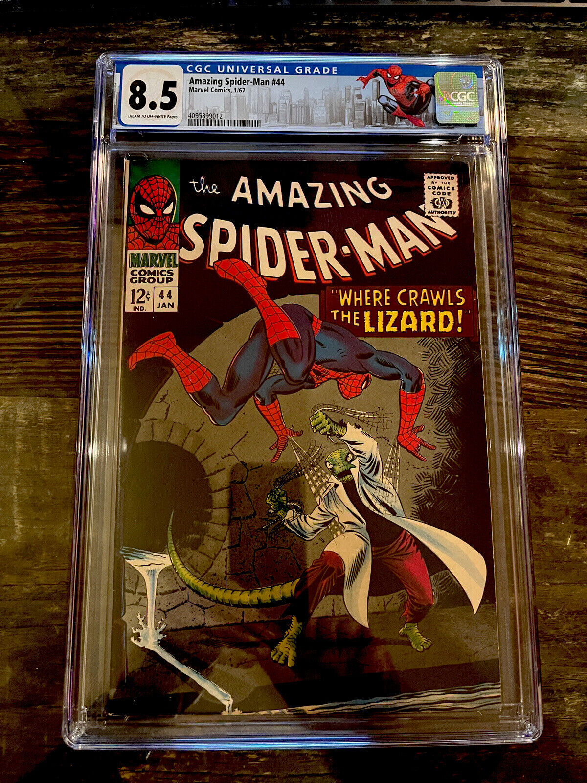 Spider-man Label Amazing Spider-Man #44 CGC 8.5 - 2nd Appearance of the Lizard
