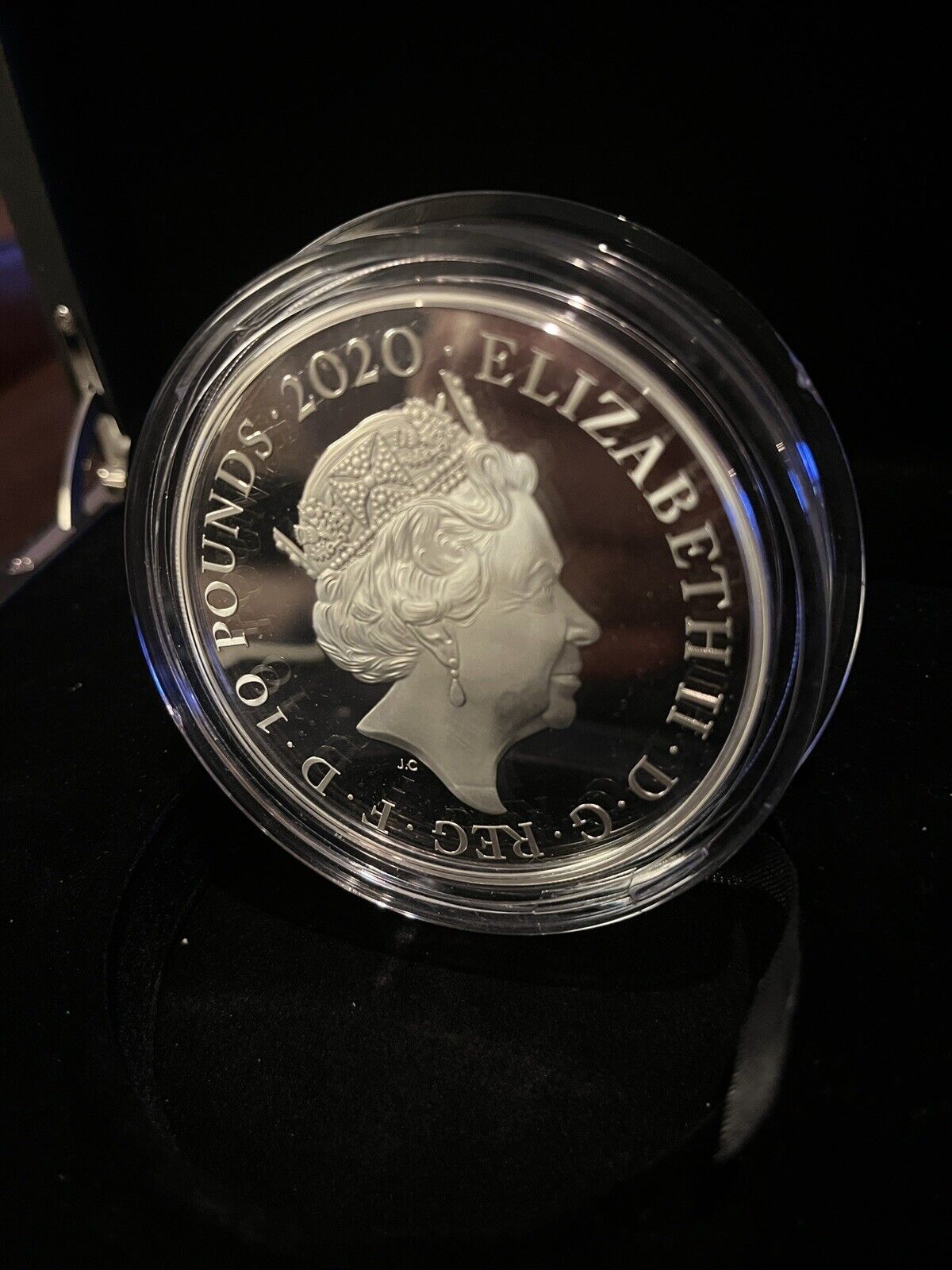 Three Graces 2020 UK 10 oz Silver Proof Coin Royal Mint COA & Case