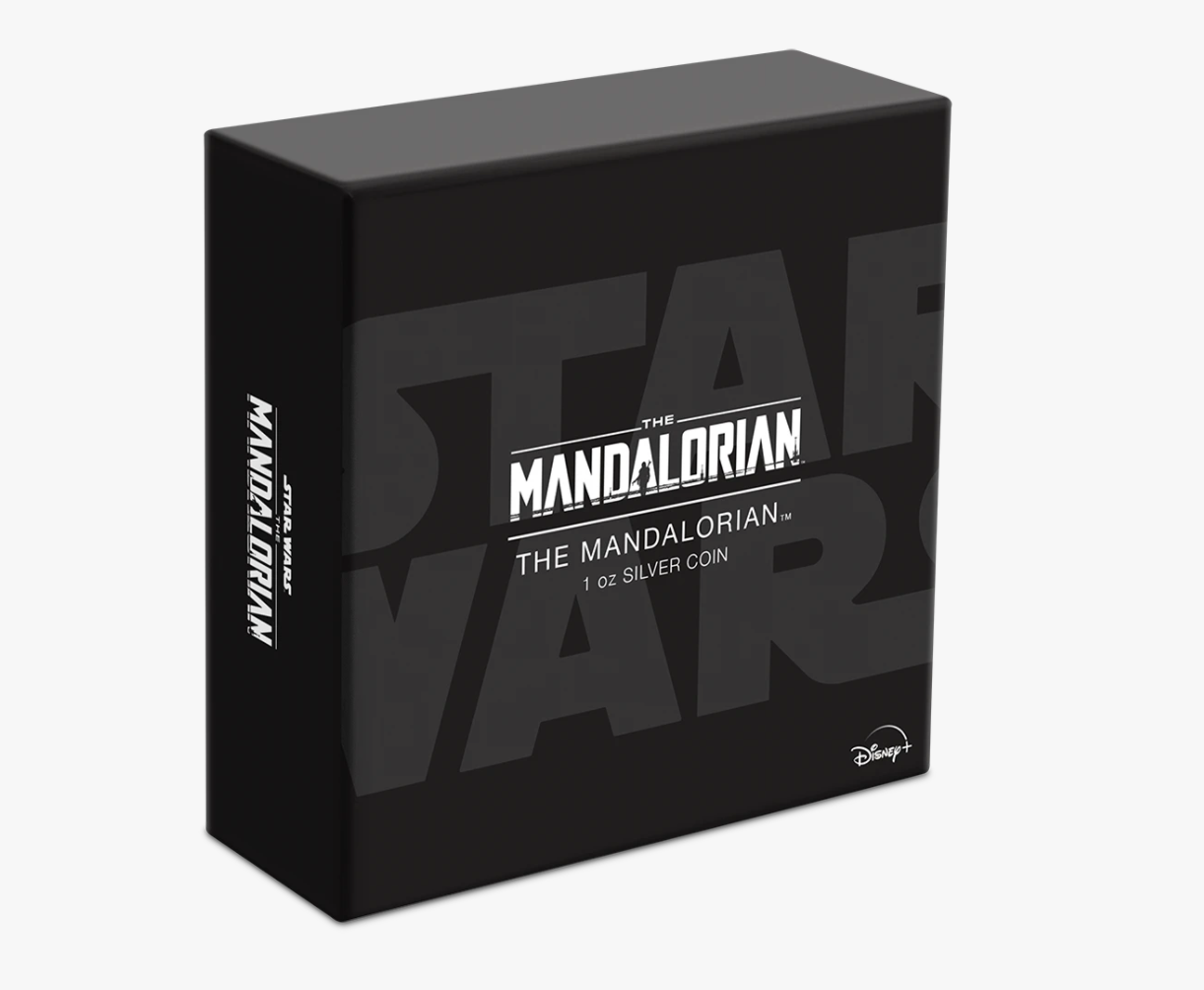 Disney 1 oz Proof Mandalorian ￼Star Wars Silver Coin .999 fine