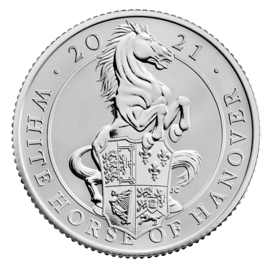 In Stock - Queen’s Beast 2021 UK Quarter-Ounce Silver Proof 10 (Ten) Coin Set