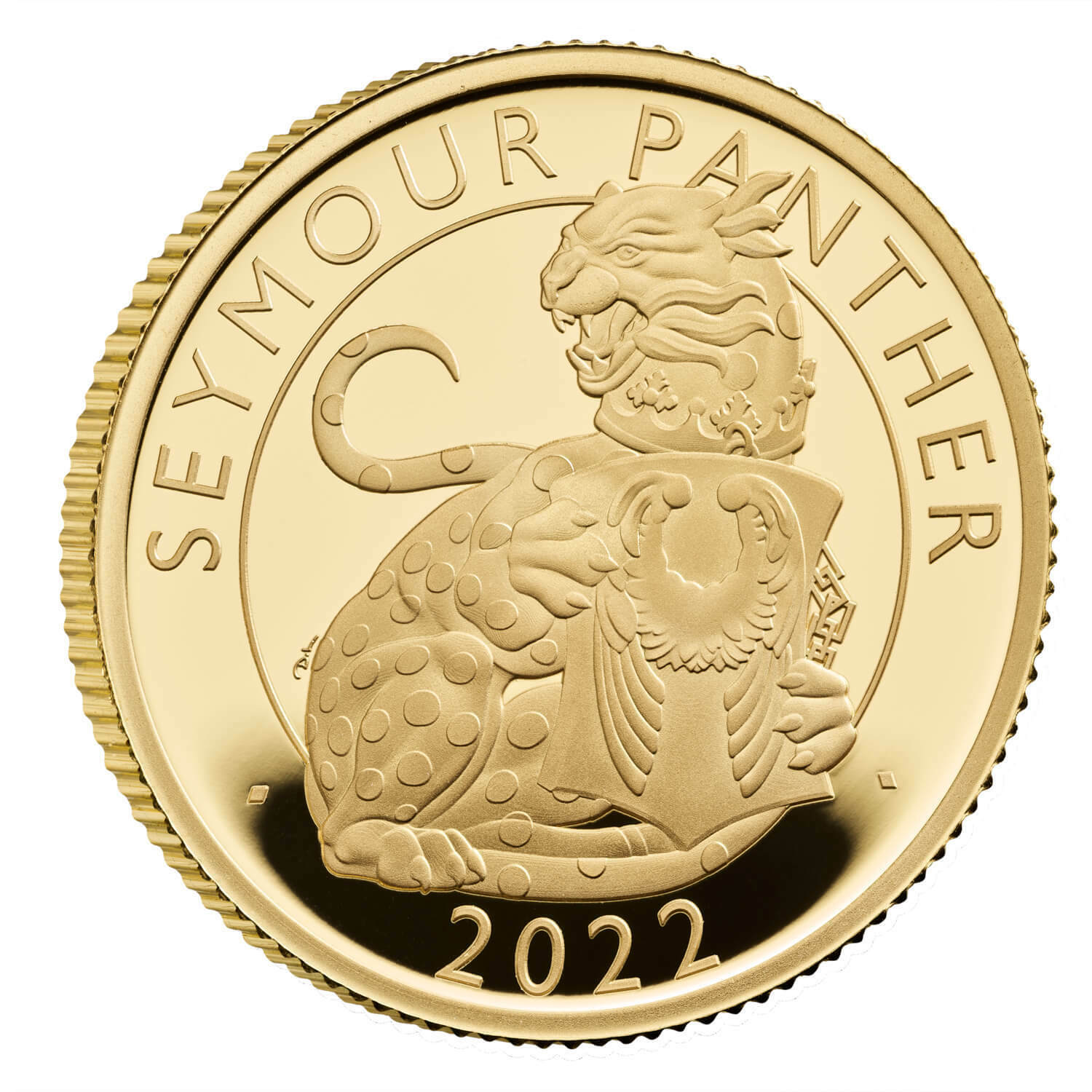 2022 Great Britain Royal Tudor Beasts Seymour Panther 1/4 oz Gold