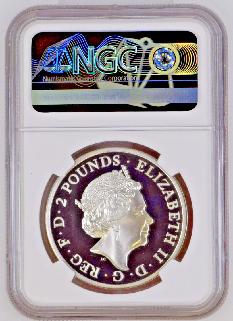 The Griffin of Edward III 2021 UK One Ounce Silver Proof Coin NGC PF70 UC