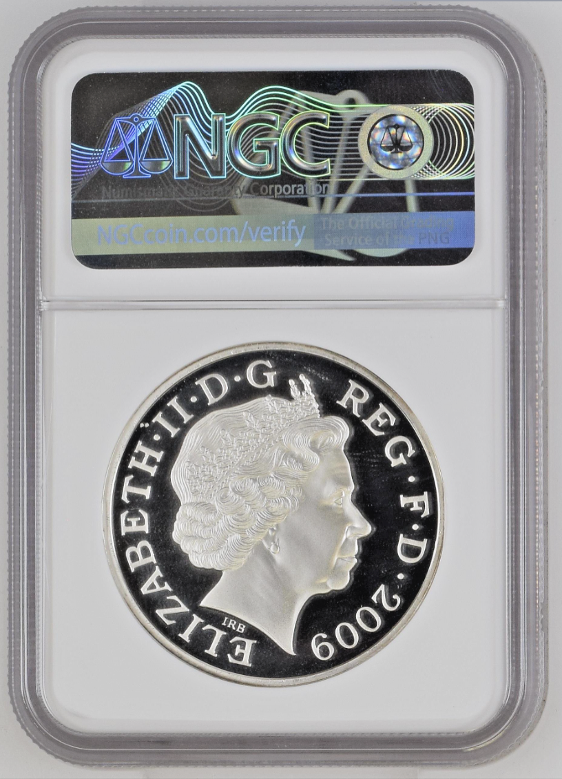 2009 Royal Mint Silver Proof Piedfort King Henry VIII UK £5 Five Pounds NGC PF69