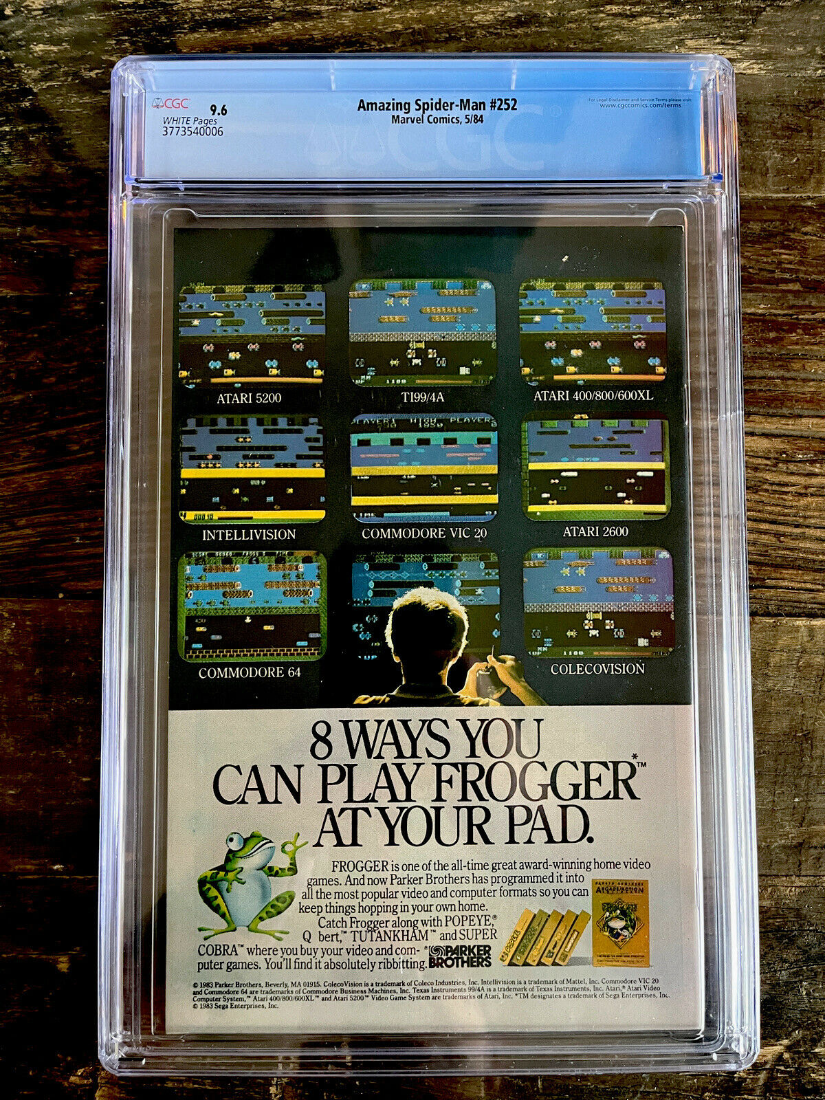 White Pages Newsstand! Amazing Spider-Man #252 CGC 9.6  1st Appear Black Costume