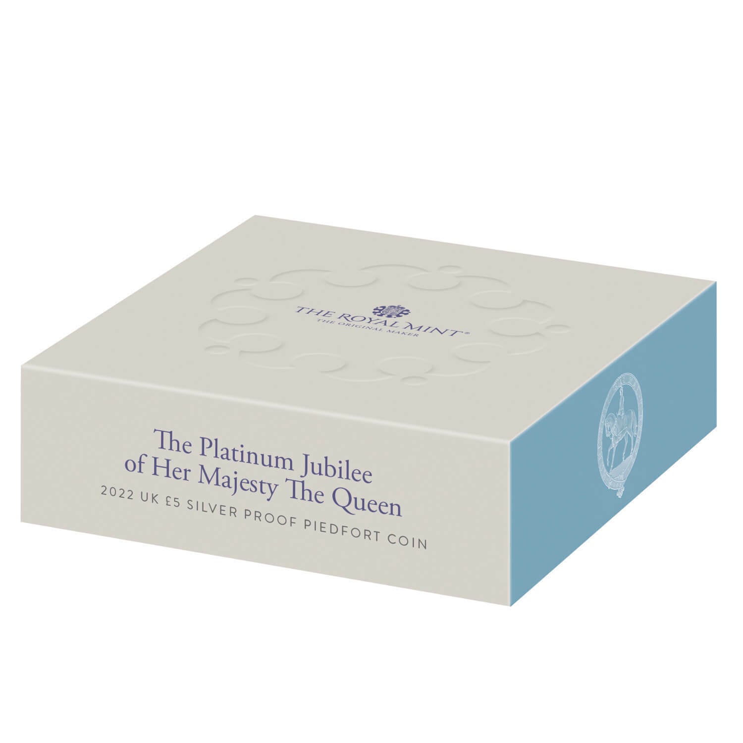 The Platinum Jubilee of Her Majesty The Queen 2022 UK £5 Silver Proof Piedfort