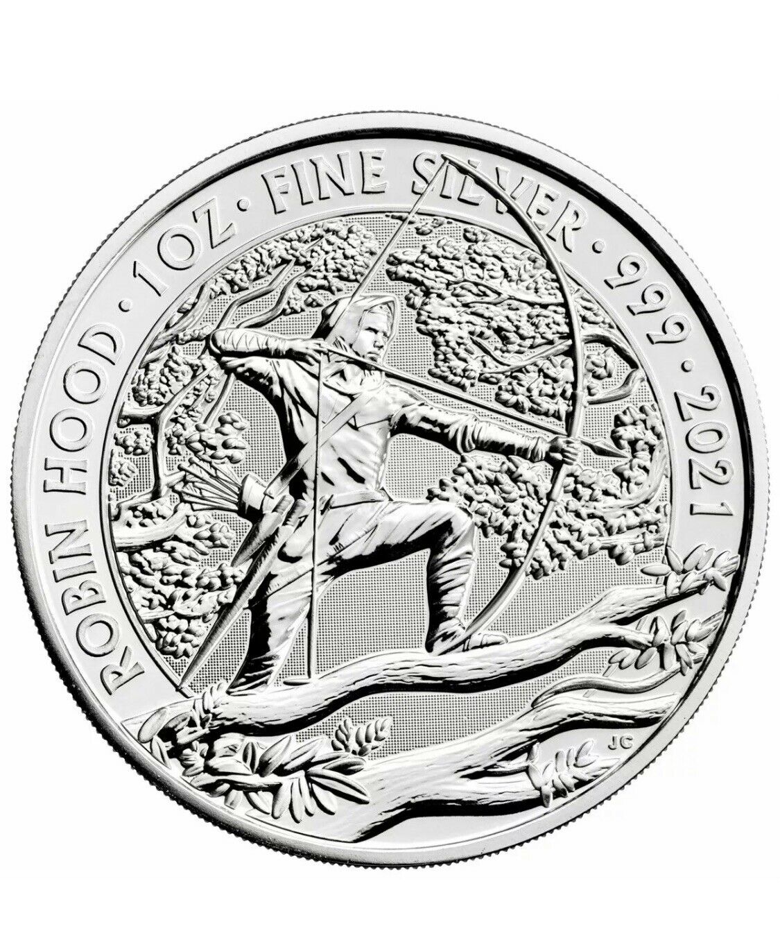 Robin Hood 2021 1oz Silver Bullion Coin