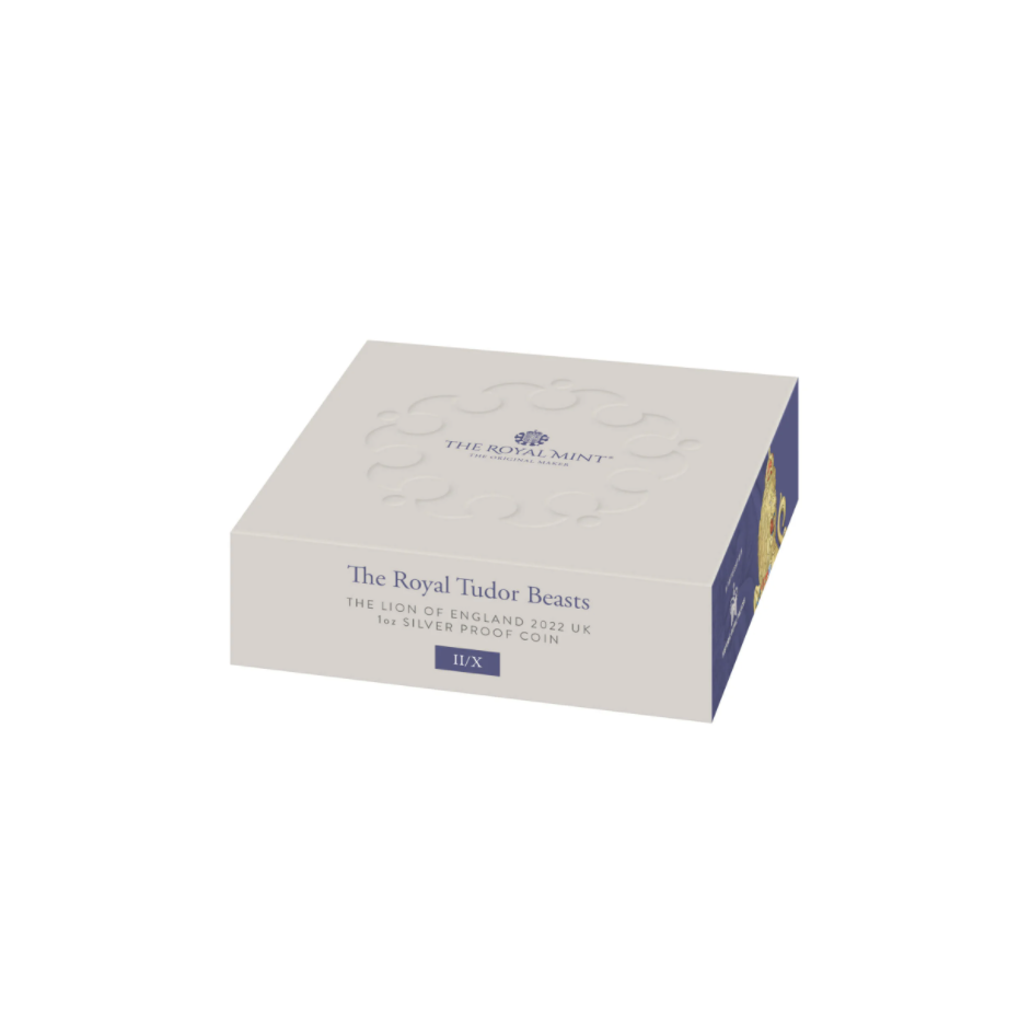 Royal Tudor Beasts Lion of England 2022 1oz Silver Proof NGC PF69 First Release