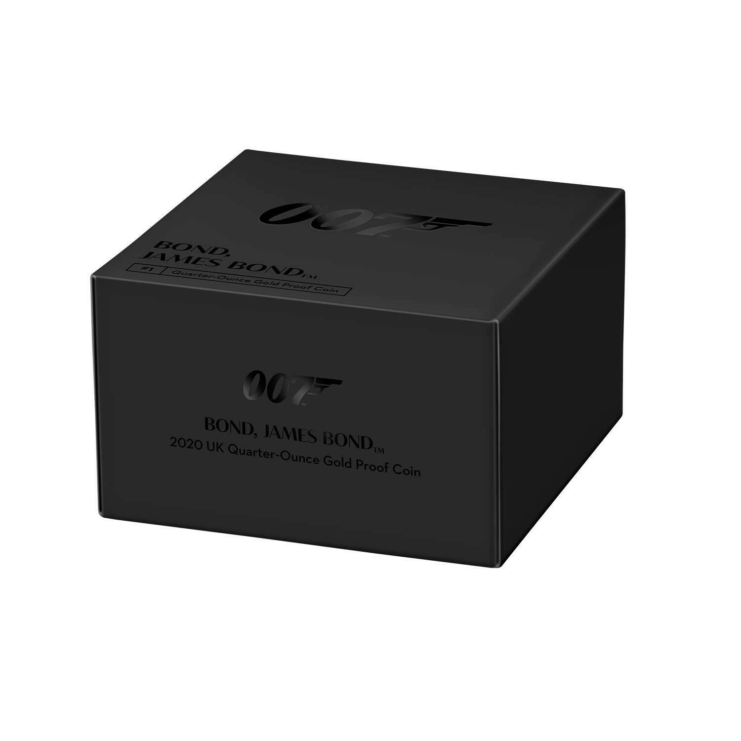 2020 GB 1/ oz Gold Proof Bond, James Bond Coin #1 NGC PF70 Ultra Cameo Box & COA