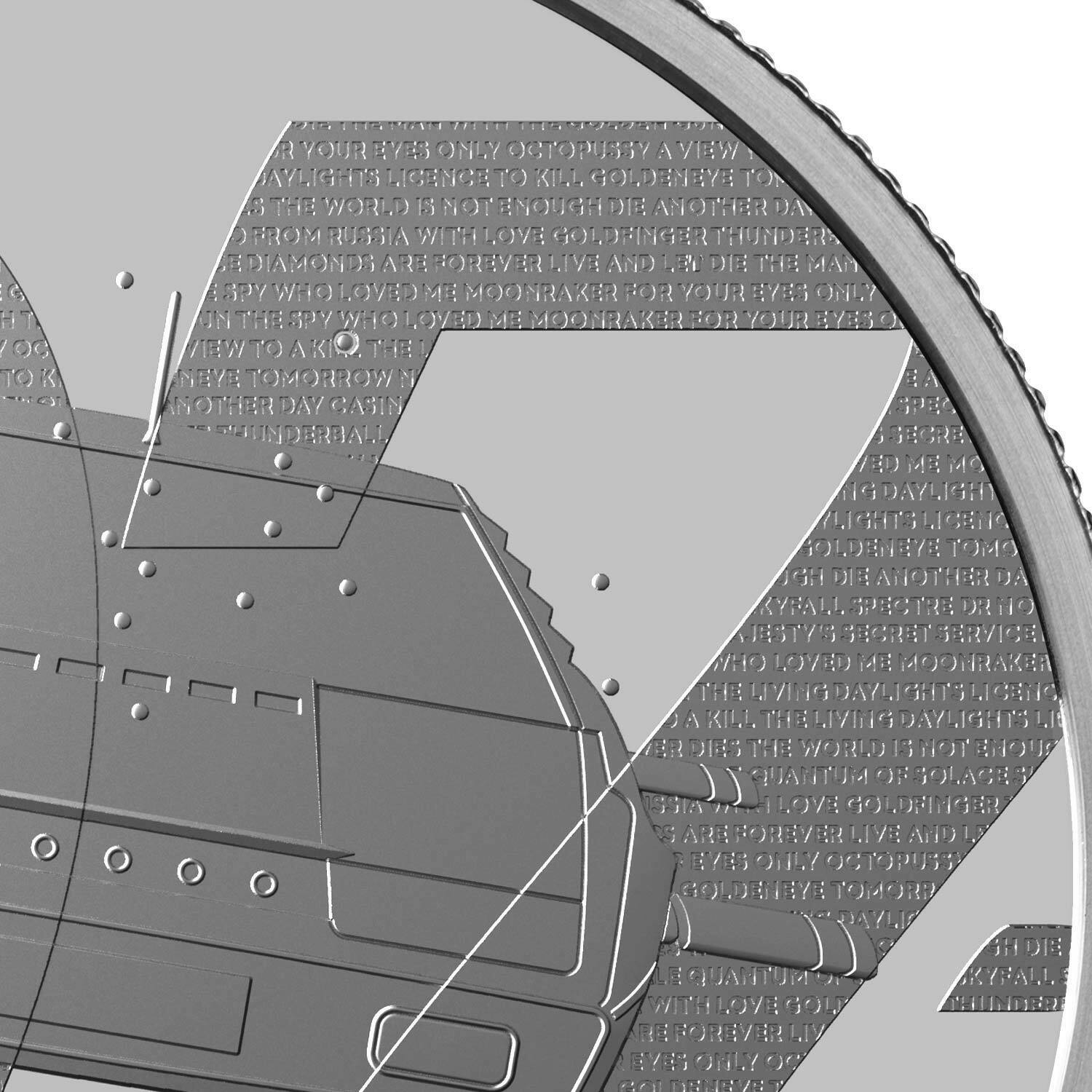 2020 G.Britain Shaken Not Stirred James Bond 1 oz Silver Proof NGC PF69 UC