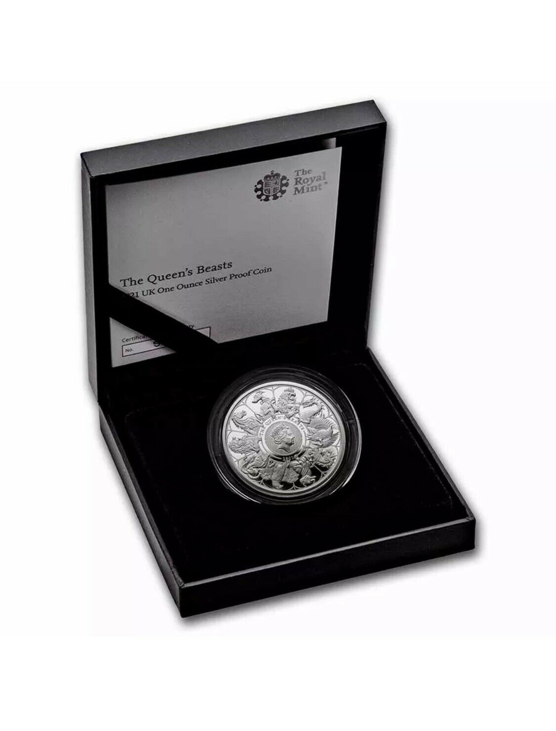 QTY 4 - 2021 GB 1 oz Silver Queen's Beasts Collector Proof NGC PF69 UC (w/Box & COA)