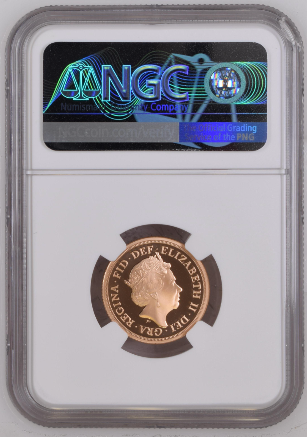 Queen’s Jubilee Piedfort Sovereign 2022 Gold Proof Coin - NGC PF70 First Release