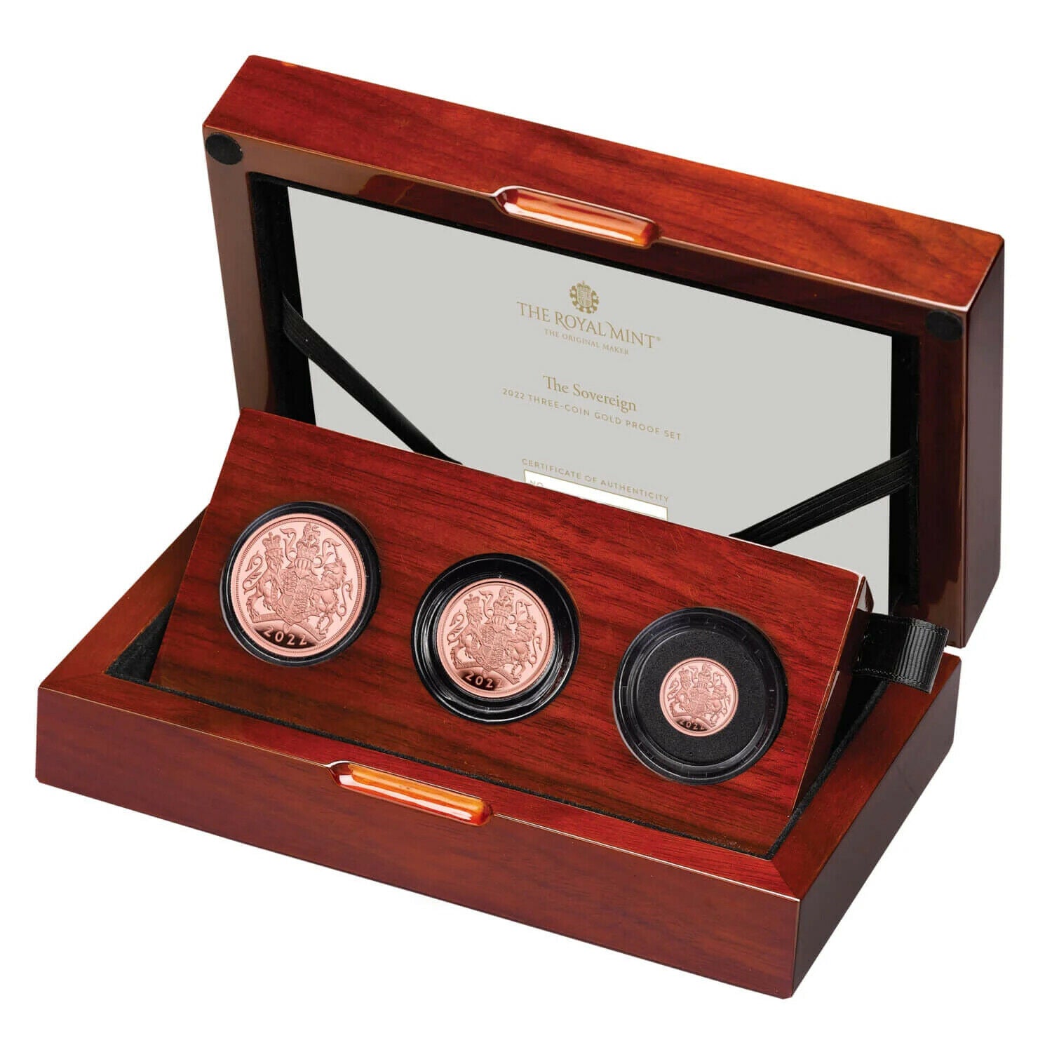 In Stock! The Sovereign 2022 Three Coin Gold Proof Set - Sold Out @ Royal Mint