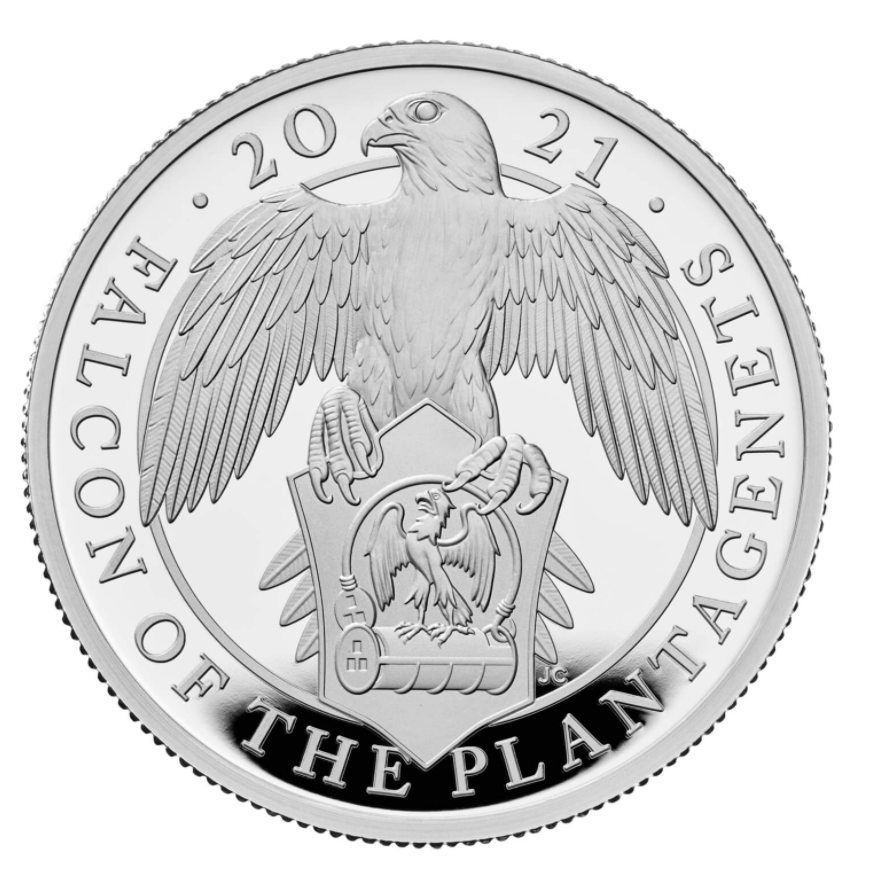 The Queen’s Beasts 2021 UK Two-Ounce Silver Proof Ten-Coin Set