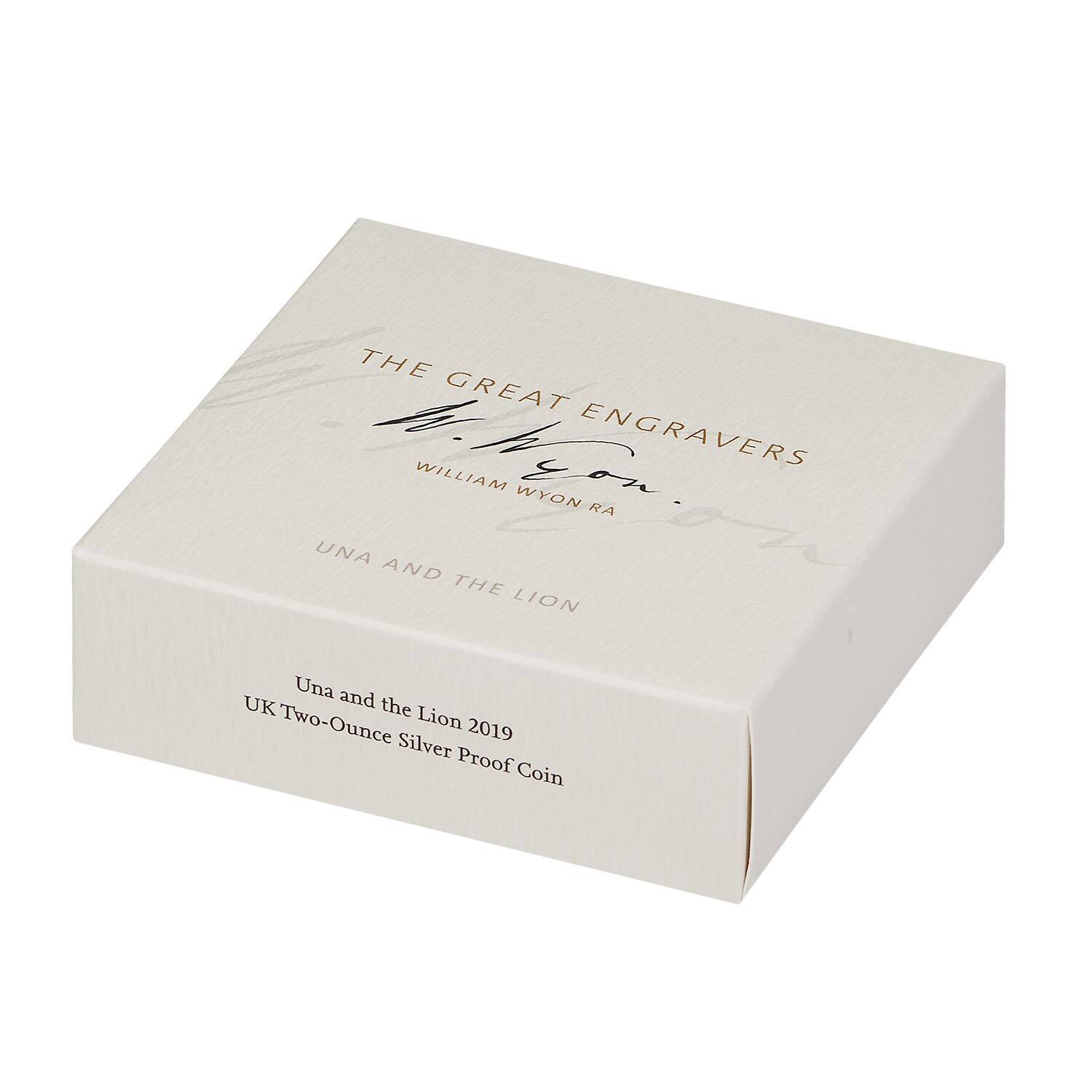 2019 Great Engravers Una and the Lion 2 oz Silver Proof NGC PF69 Ultra Cameo