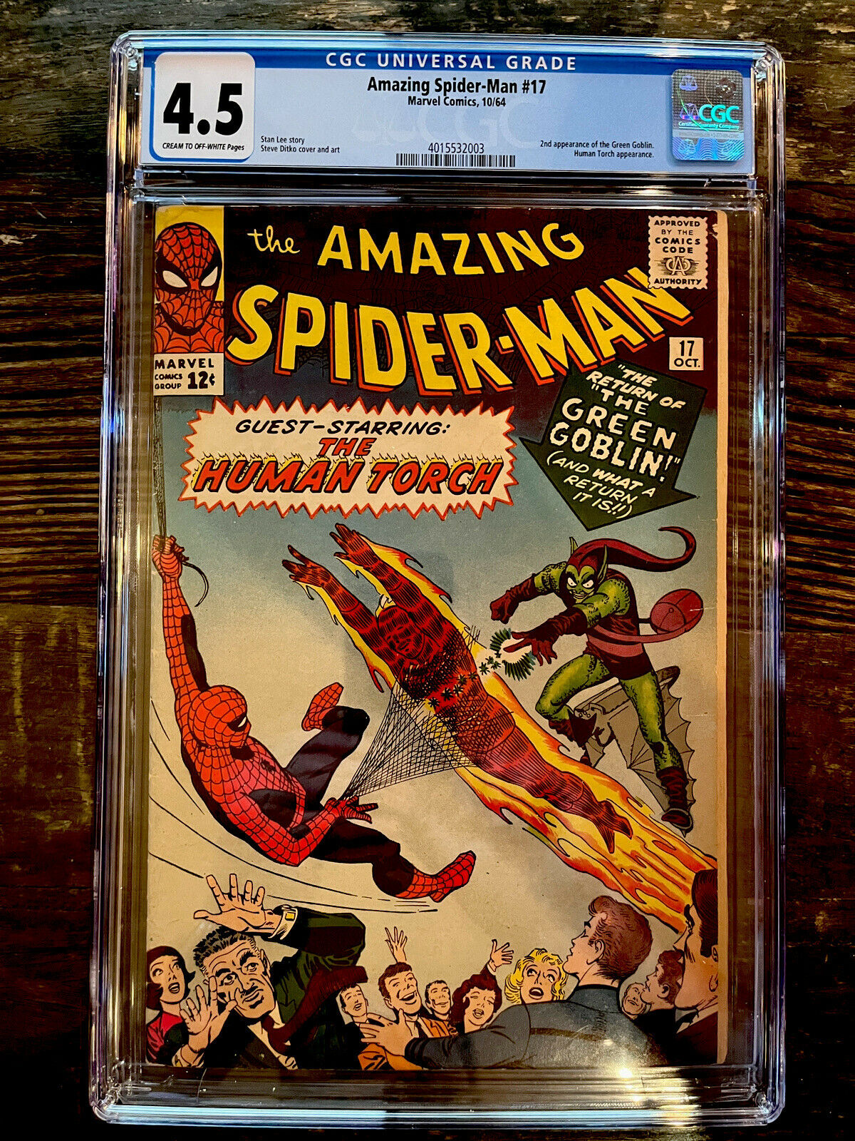 Amazing Spider-Man #17 CGC 4.5 - 2nd Appearance Green Goblin
