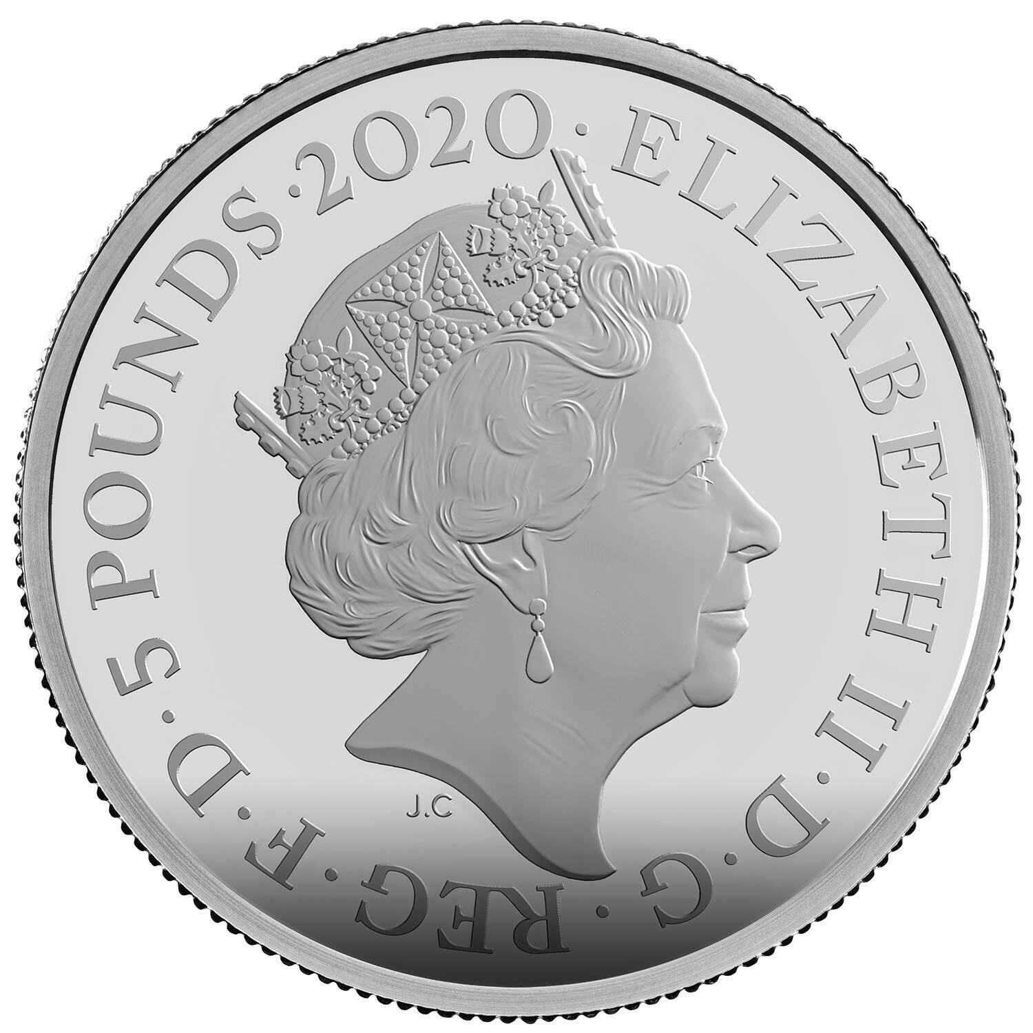 2020 G.Britain Pay Attention James Bond 2 oz Silver Proof NGC PF69 Ultra Cameo