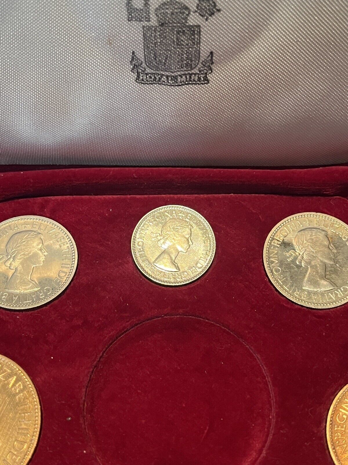 Rare Cameo! 1953 Great Britain Proof Crown Set - Coronation Crown NGC PF64 Cameo