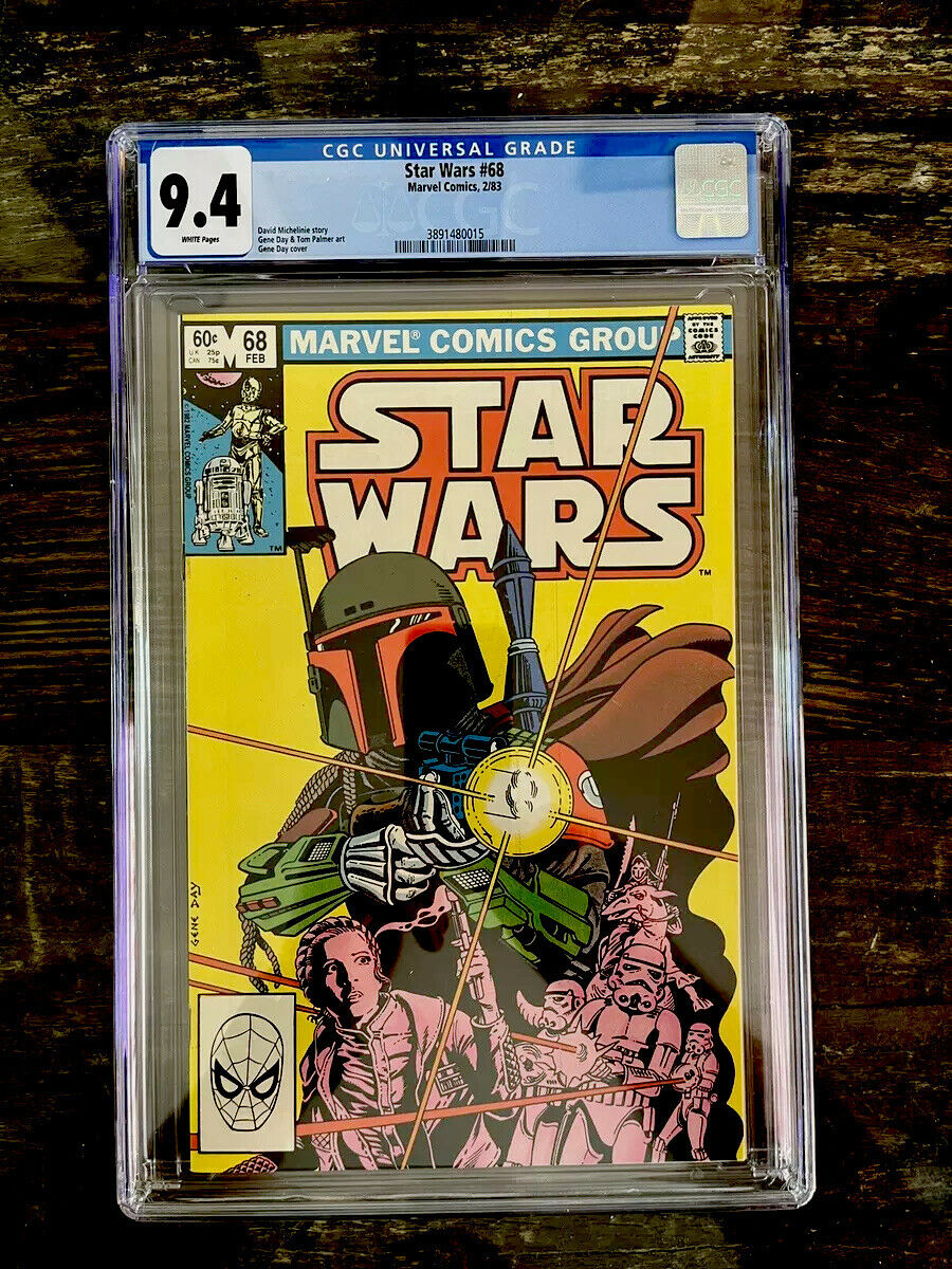 Rare! Star Wars #68 CGC 9.4 White Pages - Boba Fett