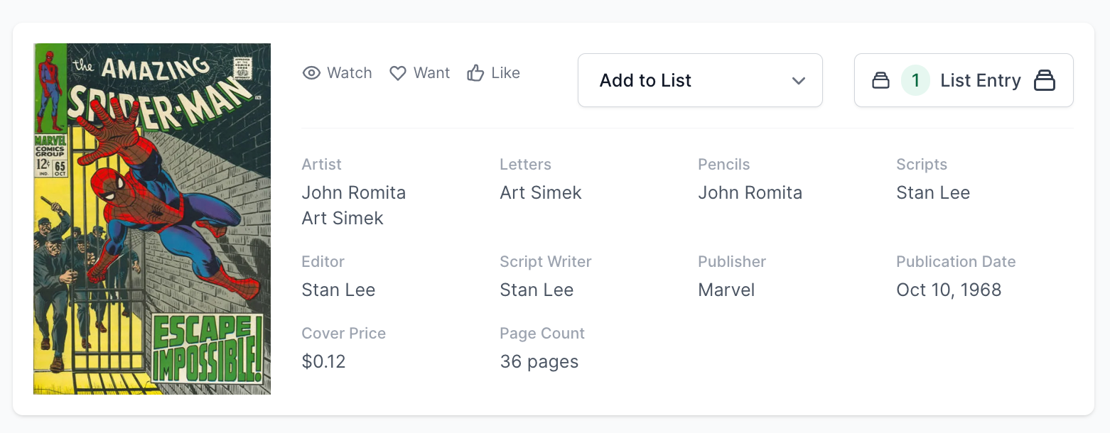 High Grade Rare White Pages! Amazing Spider-Man #65 CGC 9.6 - Foggy Nelsen