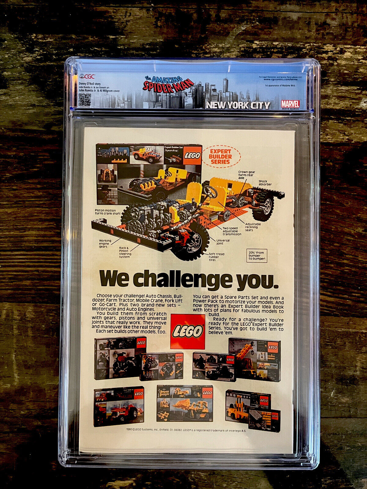 White Pages Newsstand! Amazing Spider-Man #210 CGC 9.60 1st appear of Madame Web