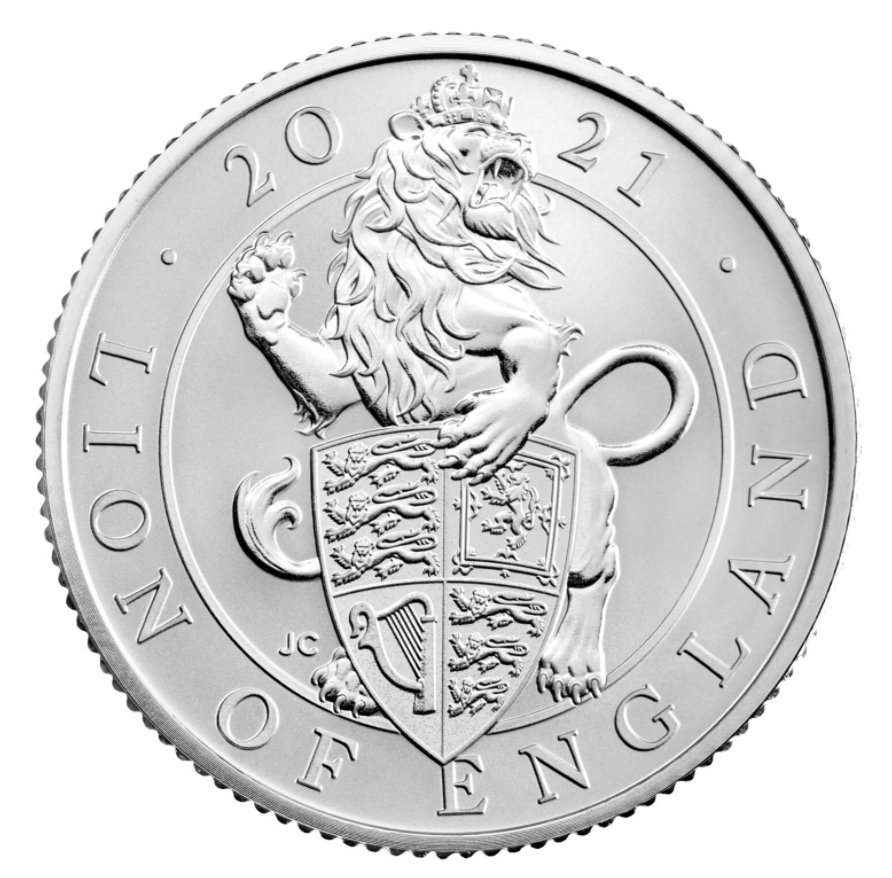In Stock - Queen’s Beast 2021 UK Quarter-Ounce Silver Proof 10 (Ten) Coin Set