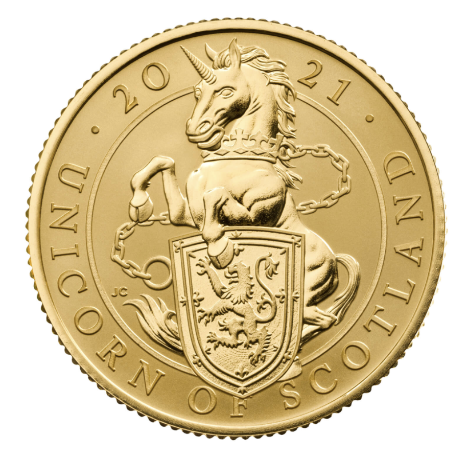 In Stock The Queen’s Beasts 2021 UK Quarter-Ounce Gold Proof Ten-Coin Set & COA