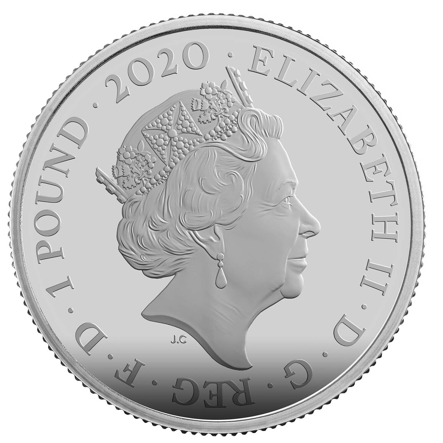 2020 James Bond Half Ounce Silver Proof Coin - Pay Attention - Royal Mint