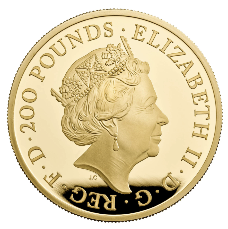 The Britannia 2021 UK Premium Exclusive Two-Ounce Gold Proof Coin (w/ Box & COA)