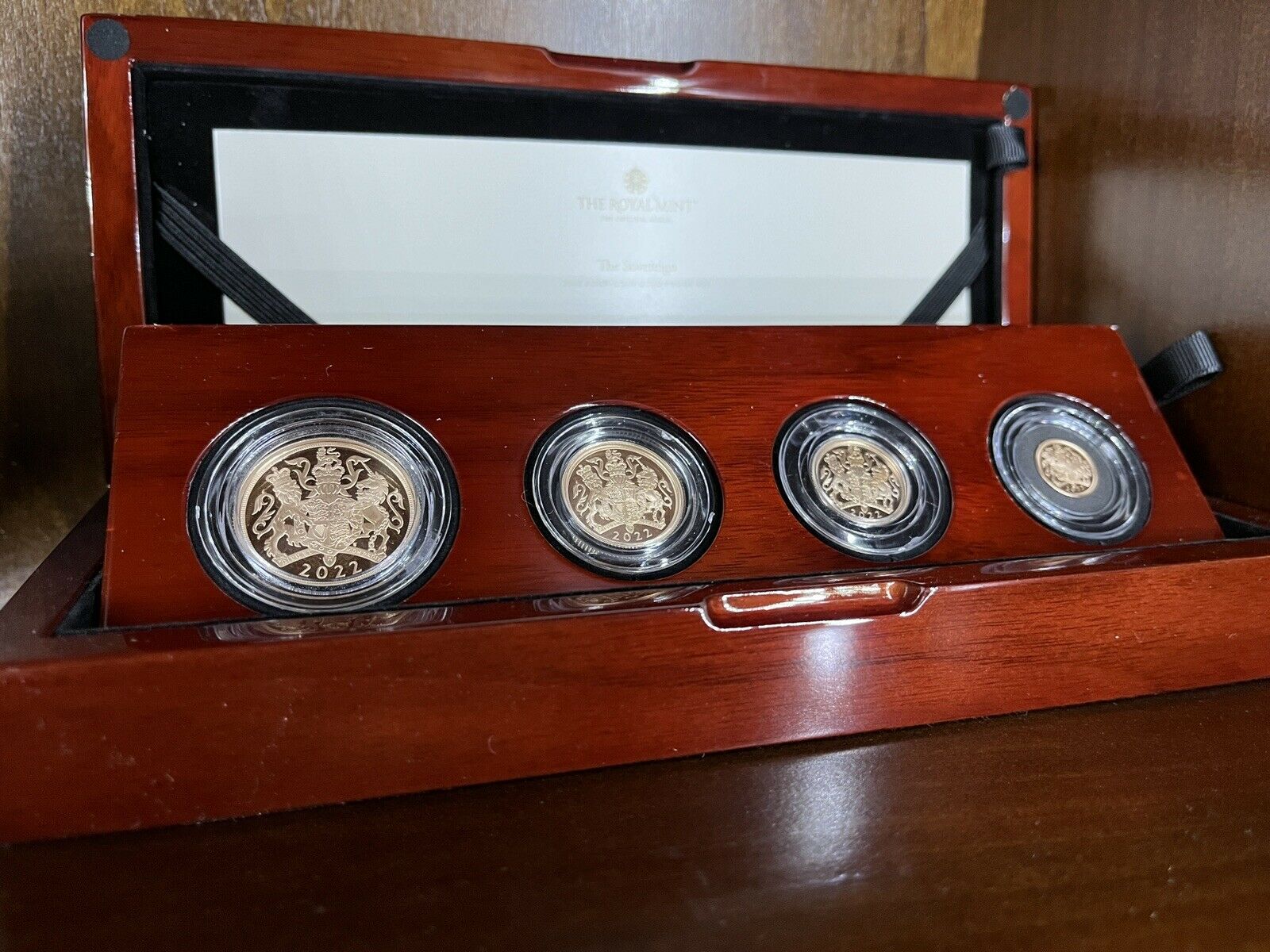 The Sovereign 2022 Four Coin Gold Proof Set