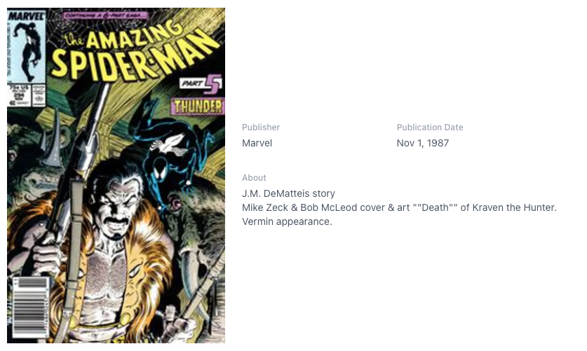 White Pages! Amazing Spider-Man #294 CGC 9.6 "Death" Kraven the Hunter