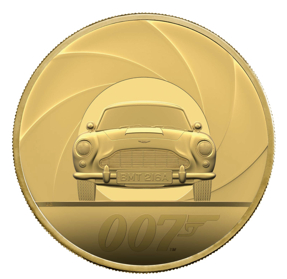 2020 5oz Gold Proof James Bond 007 Coin - No Time to Die Special Release of 58!