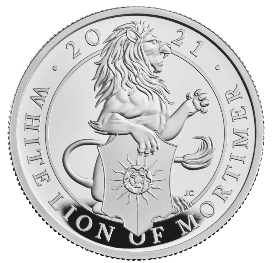 The Queen’s Beasts 2021 UK Two-Ounce Silver Proof Ten-Coin Set