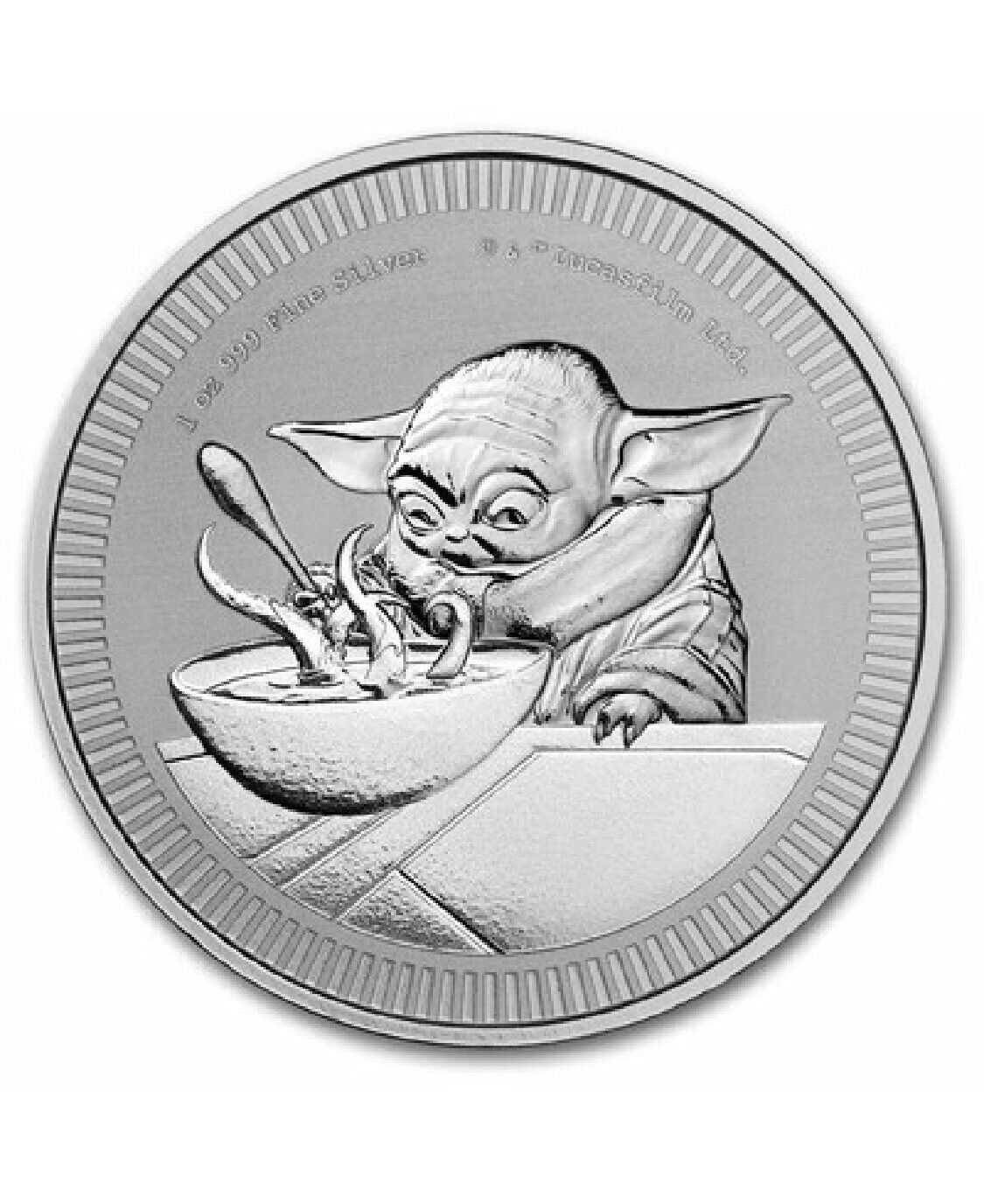 2021 Niue 1oz Silver Grogu Baby Yoda $2 APMEX PCGS MS (BU Uncirculated Unc.) FS