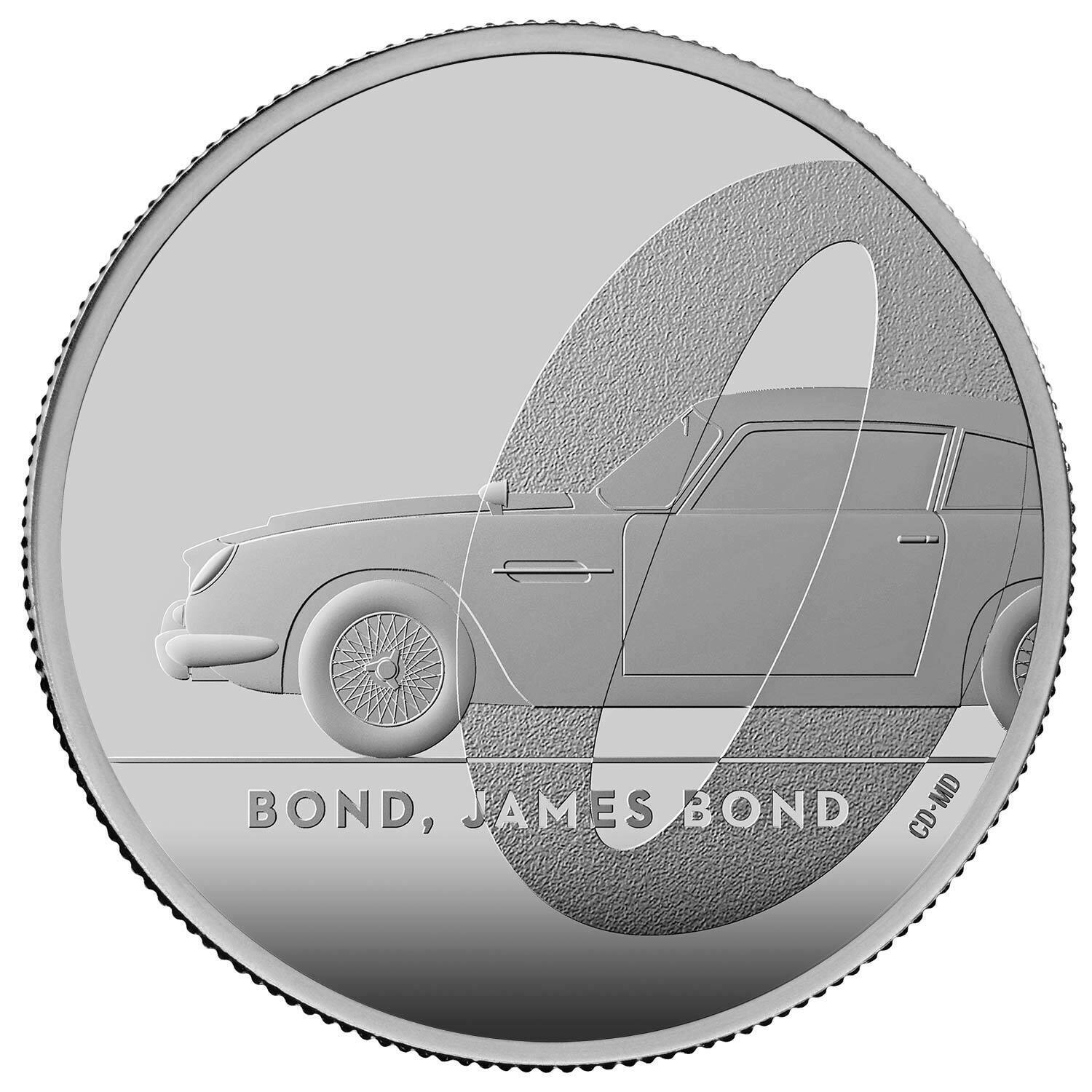 Bond, James Bond 2020 UK 1 Oz Silver Proof Coin