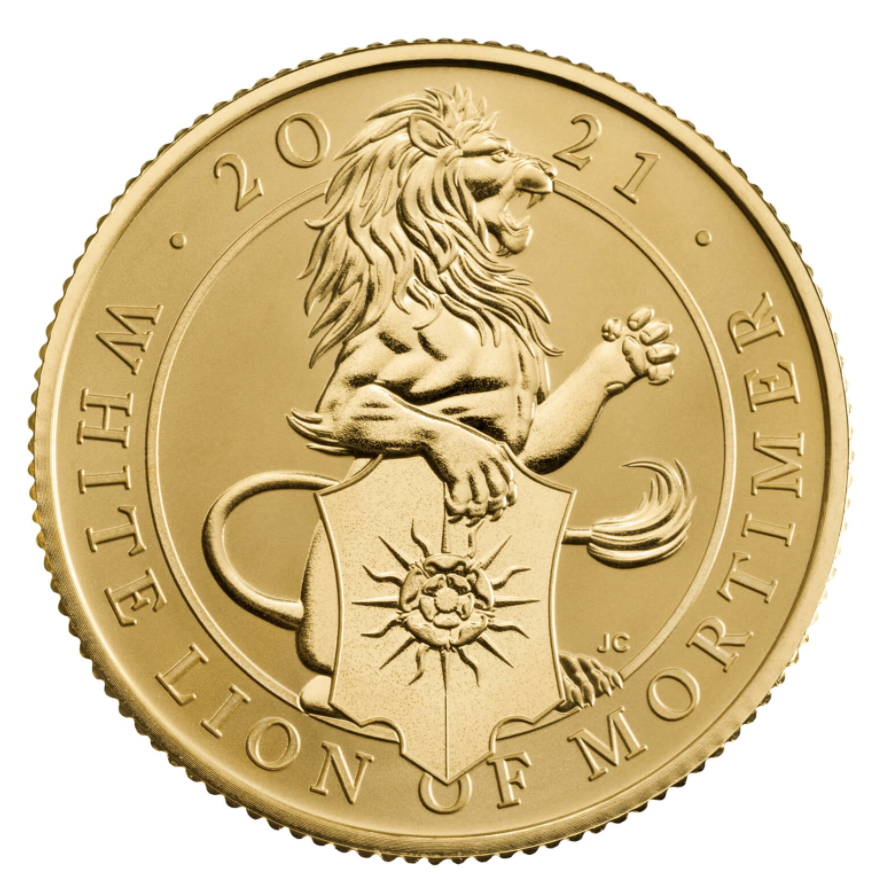 In Stock The Queen’s Beasts 2021 UK Quarter-Ounce Gold Proof Ten-Coin Set & COA